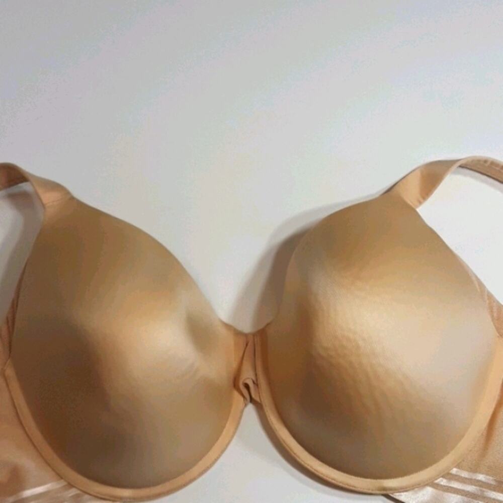 NWOT Ambrielle Womens Sz 42DD Beige Everyday Full Coverage No Show Bra - Picture 11 of 11
